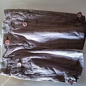 Girls 8 Black & Pink Ellemenno Shorts